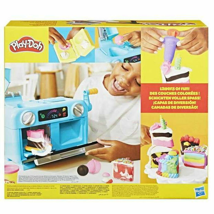 Play-Doh Ma jolie part de gâteau avec four jouet et 11 pots de pâte à modeler