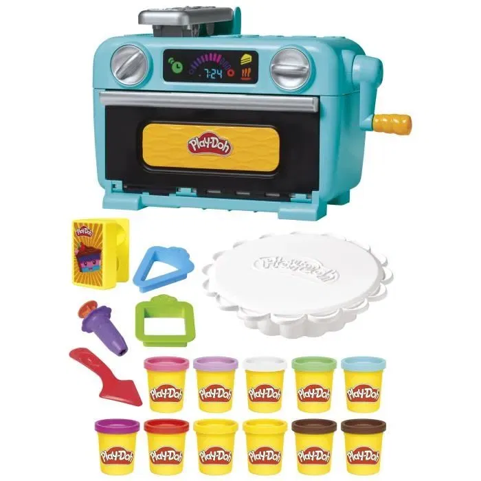Play-Doh Set Pâtisserie Créative : Four Jouet, Accessoires de Cuisine et 11 Pots de Pâte à Modeler pour Enfants Dès 3 Ans Play-Doh Set Pâtisserie Créative : Four Jouet, Accessoires de Cuisine et 11 Pots de Pâte à Modeler pour Enfants Dès 3 Ans