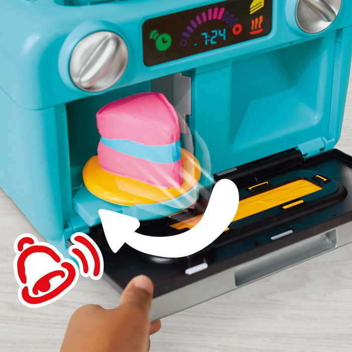 Play-Doh Ma jolie part de gâteau avec four jouet et 11 pots de pâte à modeler