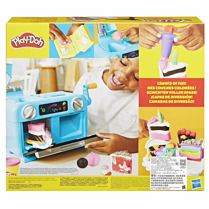 Play-Doh Ma jolie part de gâteau avec four jouet et 11 pots de pâte à modeler