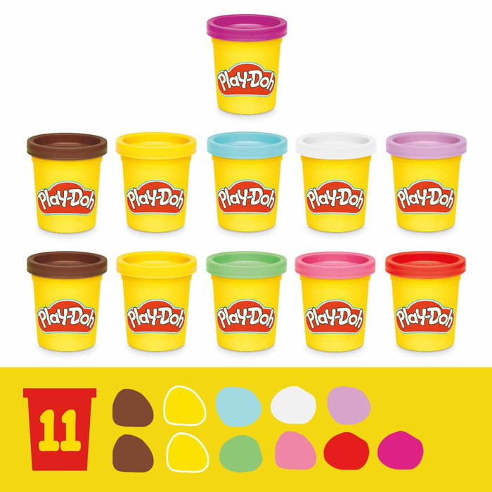 Play-Doh Ma jolie part de gâteau avec four jouet et 11 pots de pâte à modeler