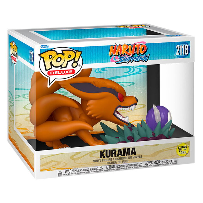 FUNKO - Figure POP Deluxe Naruto Shippuden Kurama - Figurine en Vinyl dans sa Boîte