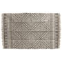 Home Deco Factory Tapis Ethnique Blanc et Noir 140x200 cm