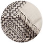 Home Deco Factory Tapis Ethnique Blanc et Noir 140x200 cm