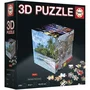 EDUCA Cube Voyage - Puzzle 3D avec 216 pièces - 6 puzzles de 36 pièces - Défi ludique pour enfants de 8 ans et plus - Réf. 20124