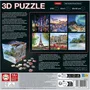 EDUCA Cube Voyage - Puzzle 3D avec 216 pièces - 6 puzzles de 36 pièces - Défi ludique pour enfants de 8 ans et plus - Réf. 20124