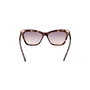 Guess Lunettes de Soleil Femme GU7840 56B Chat Havana Verre Fumée Dégradé 57mm