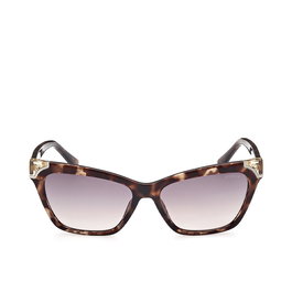 Guess Lunettes de Soleil Femme GU7840 56B Chat Havana Verre Fumée Dégradé 57mm