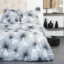 TODAY Parure de lit Sunshine imprimé floral blanc 260x240cm