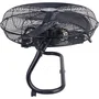 Ventilateur de sol industriel Oceanic - 120W, 3 vitesses, inclinable, 45 cm (pales) / 49 cm (grille), noir mat