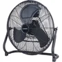 Ventilateur de sol industriel Oceanic - 120W, 3 vitesses, inclinable, 45 cm (pales) / 49 cm (grille), noir mat