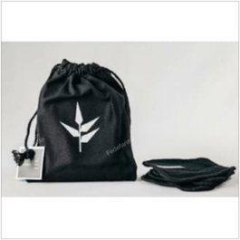 BANBU Disques démaquillants noirs avec sac de transport, pack de 4 unités