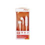 Myway MWHPH0023 Casque sans fil Bluetooth blanc - Oreillette ergonomique avec réduction de bruit
