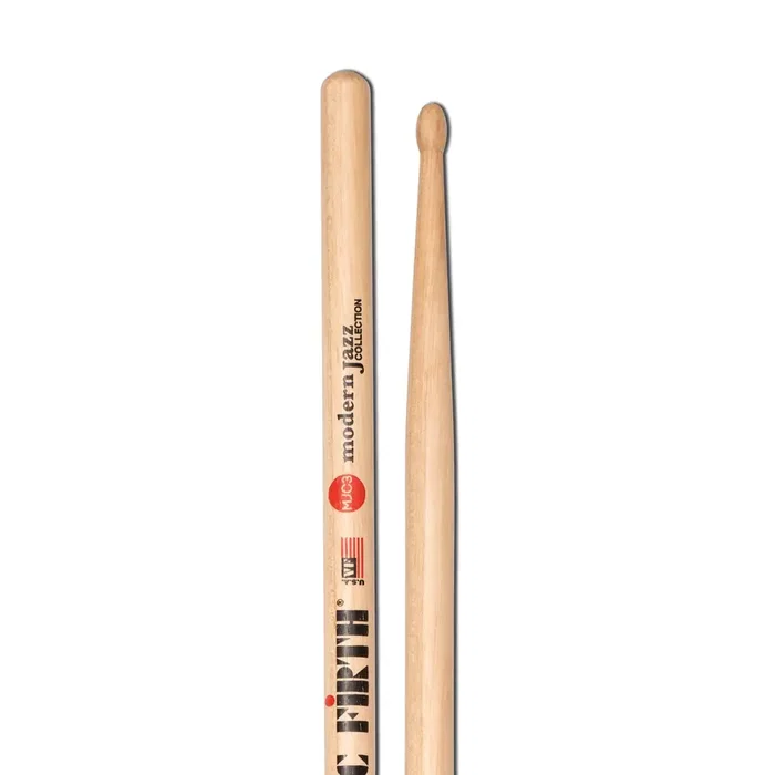 Vic Firth Modern Jazz Collection 3 Baguettes en Hickory Vic Firth Modern Jazz Collection 3 Baguettes en Hickory