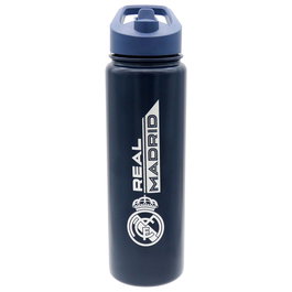 CYP BRANDS Gourde Isotherme en Acier Inoxidable Double Paroi 750ml Thème Real Madrid - 8h Chaud / 12h Froid, Sans BPA