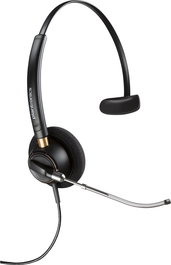 Poly Casque micro EncorePro 510V pour centre d'appels - Compatible Microsoft Teams - Connectivité USB et Bluetooth - Version européenne