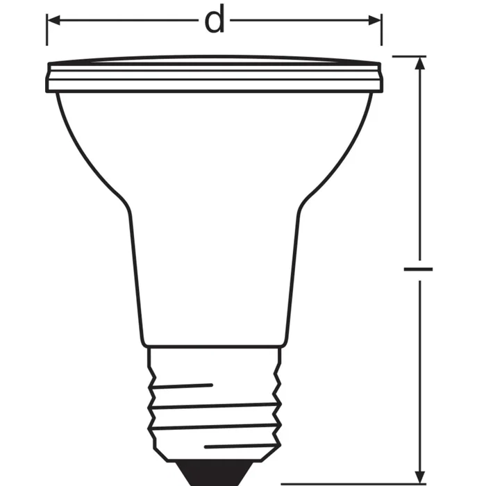 Ledvance Ampoule LED Spot PAR20 E27 6,4W 350Lm 2700K Dimmable Ledvance Ampoule LED Spot PAR20 E27 6,4W 350Lm 2700K Dimmable