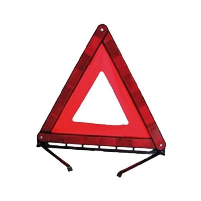 HTC Equipement - Pack sécurité automobile : 1 triangle de signalisation (550g) + 2 gilets de sécurité haute visibilité jaune taille XL + 2 bandes réfléchissantes