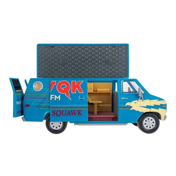 Stranger Things World Of Figure & Vehicle véhicule con figurine The Squawk van Playset with Steve Stranger Things World Of Figure & Vehicle véhicule con figurine The Squawk van Playset with Steve
