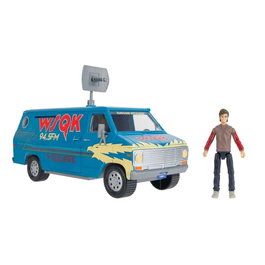 Stranger Things World Of Figure & Vehicle véhicule con figurine The Squawk van Playset with Steve
