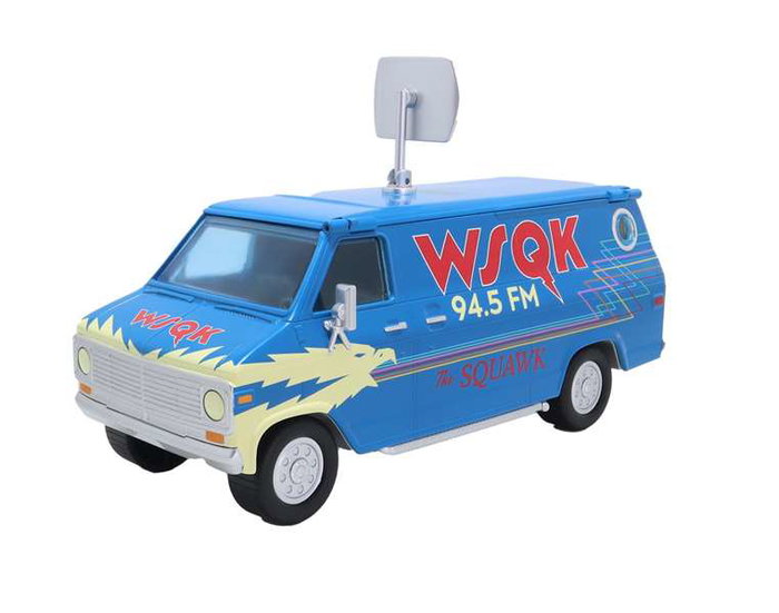 Jazwares Coffret de jeu Stranger Things - Van WSQK avec figurine Steve Harrington