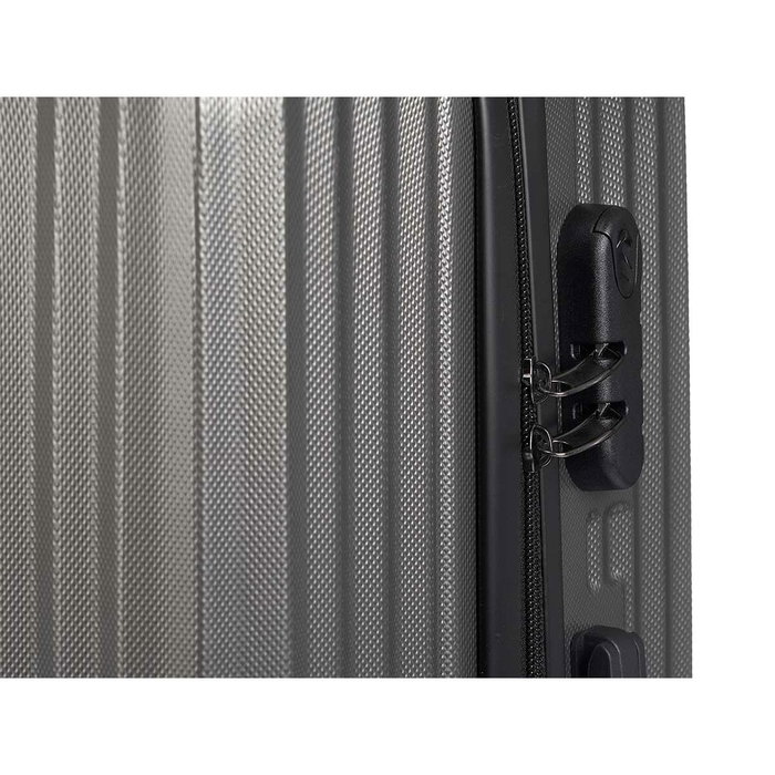 ARTE REGAL Maleta Liston Cabina ABS Gris Foncé