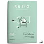 Cahier d'écriture et de calligraphie Rubio Nº10 A5 Espagnol 20 Volets (10 Unités)