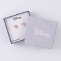 PEERS HARDY Boucles d'oreilles Disney Minnie Mouse, en argent plaqué, serties de pierres, cadeau