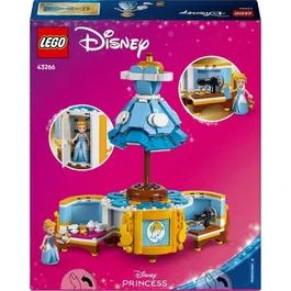 LEGO Disney Princess 43266 La Robe de Cendrillon - Jeu de construction créatif avec mini-poupée, cadeau pour filles à partir de 9 ans
