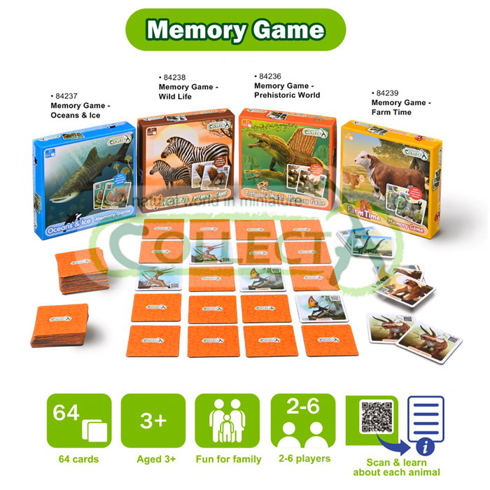 Collecta - Jeu de Mémoire La Ferme - 84239 - Cartes éducatives multilingues (Français, Anglais, Allemand, Italien, Portugais, Espagnol) - Recommandé à partir de 3 ans Collecta - Jeu de Mémoire La Ferme - 84239 - Cartes éducatives multilingues (Français, Anglais, Allemand, Italien, Portugais, Espagnol) - Recommandé à partir de 3 ans