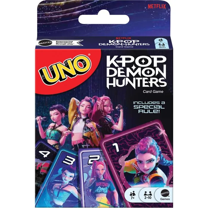 Mattel Jeu de cartes UNO K-Pop Demon Hunters Mattel Jeu de cartes UNO K-Pop Demon Hunters