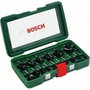 Bosch Coffret de 15 fraises en carbure de tungstène, queue 8mm