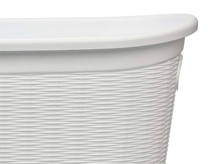 STEFANPLAST Panier à linge Elegance blanc