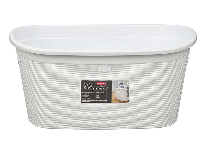 STEFANPLAST Panier à linge Elegance blanc