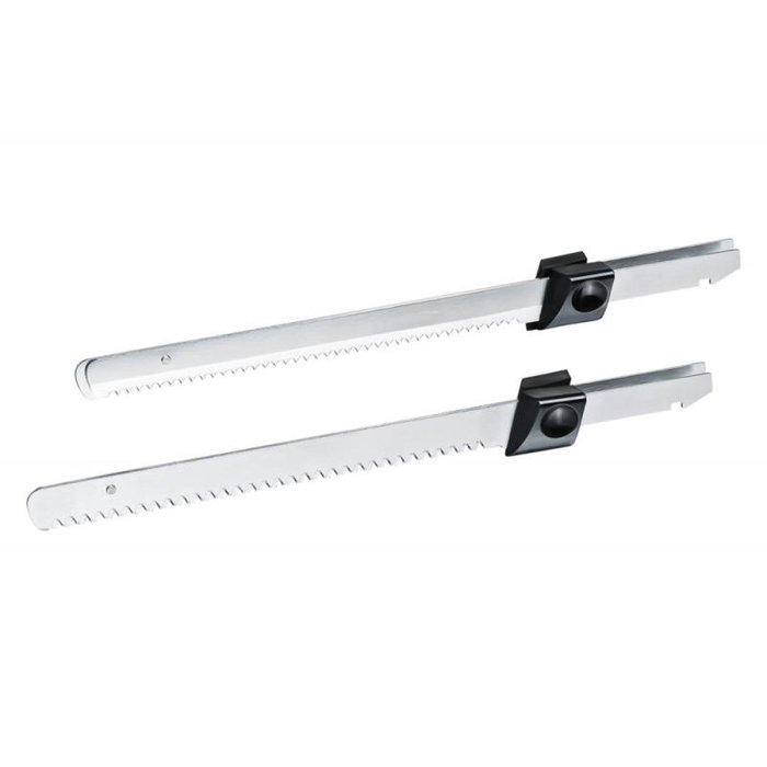 Rommelsbacher EM 150 Couteau Électrique pour Cuisine, Coupe Viande et Pain avec Lames Inox