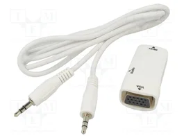 GOOBAY Adaptateur HDMI vers VGA et Jack 3,5mm, 1,1m