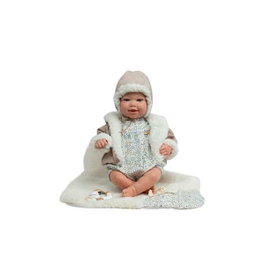 Muñecas Arias Poupée Reborn Arias 45 cm Angel Bleu avec Couverture