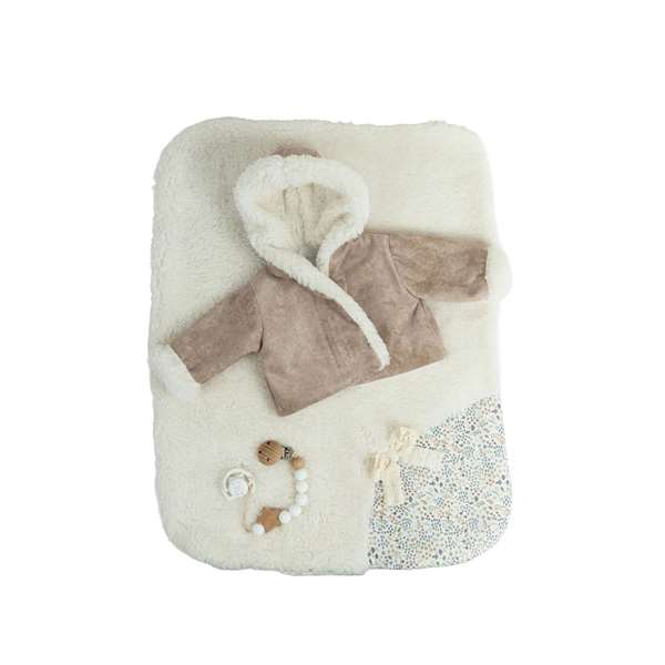 Muñecas Arias Poupée Reborn Arias 45 cm Angel Bleu avec Couverture