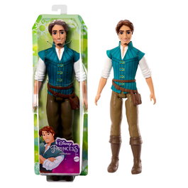 Mattel Disney Princess Enredados - Poupée articulée Flynn Rider, look caractéristique avec chemise, sac de ceinture et bottes, pour enfants à partir de 3 ans