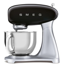 Robot Pâtissier avec Bol Smeg SMF04BLEU Noir