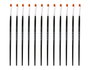 Innspiro Boîte de 12 pinceaux synthétiques langue de chat n°04