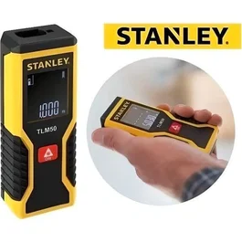 Stanley TLM50 STHT1-77409 Niveau Laser avec Portée 15 m, Précision +- 3 mm, Classe 2 - Outil de Mesure Laser avec Écran et Usage Facile