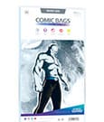 Ultimate Guard Comic Bags Resealable (100) - Silver Size