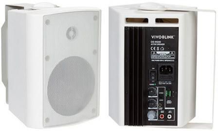 Vivolink PROSPEAKERS Ensemble de haut-parleurs actifs 2x30W Blanc