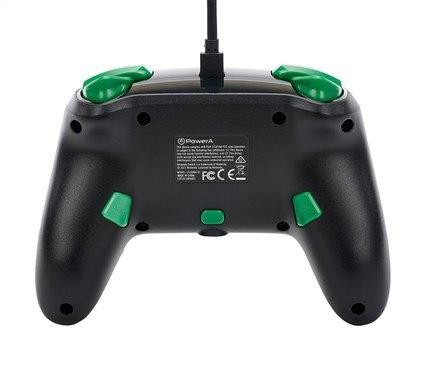 PowerA Manette Améliorée avec Câble USB-C 3m pour Nintendo Switch HEROIC LINK (réf. 1516984-01) - Boutons Programmables, Compatible Switch et Switch OLED