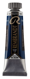 Rembrandt Peinture à l'huile Azul Indantreno 585, Tube 15 ml