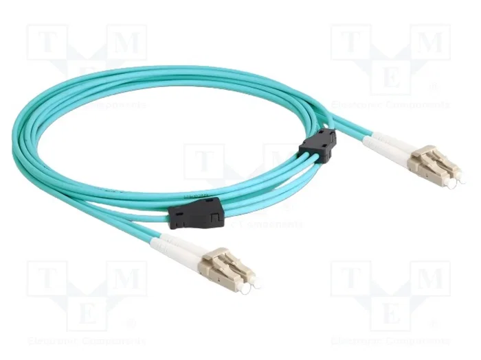 DELOCK Patch cord en fibre optique OM3 LC/PC duplex 3m DELOCK Patch cord en fibre optique OM3 LC/PC duplex 3m
