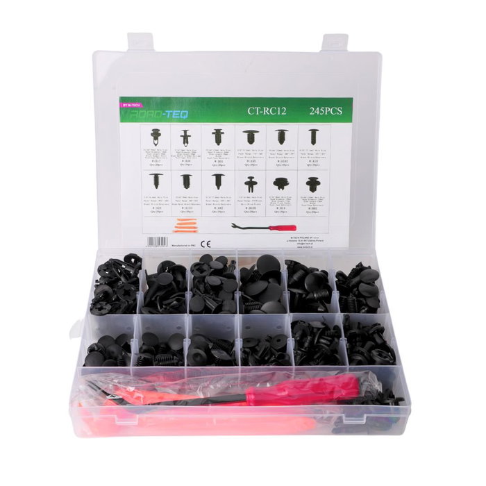 M-Tech Ensemble de clips de montage 240pcs M-Tech Ensemble de clips de montage 240pcs