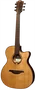 LAG Guitare Acoustique Tramontane 118 Auditorium Slim Cutaway Naturel