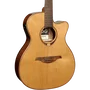 LAG Guitare Acoustique Tramontane 118 Auditorium Slim Cutaway Naturel